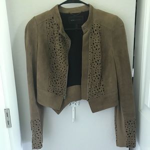 BCBG Suede Jacket. Worn once.
